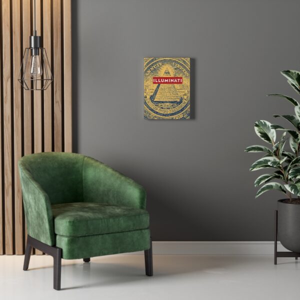 Buy Illuminati Canvas [Blue and Gold] - Image 2