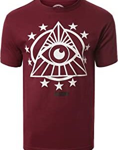 Brand: Rstrict & General Mens Hipster Hustle Locked & Loaded Illuminati Crewneck T-Shirt