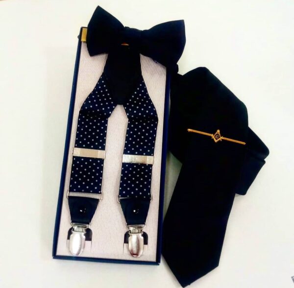1buy3 Y-shaped suspenders, height 150 cm - 195 cm, 3 clips, adjustable