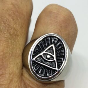 Comprar Anillo Ojo Illuminati Masón EGIPCIO Antiguo Vintage Metafísico