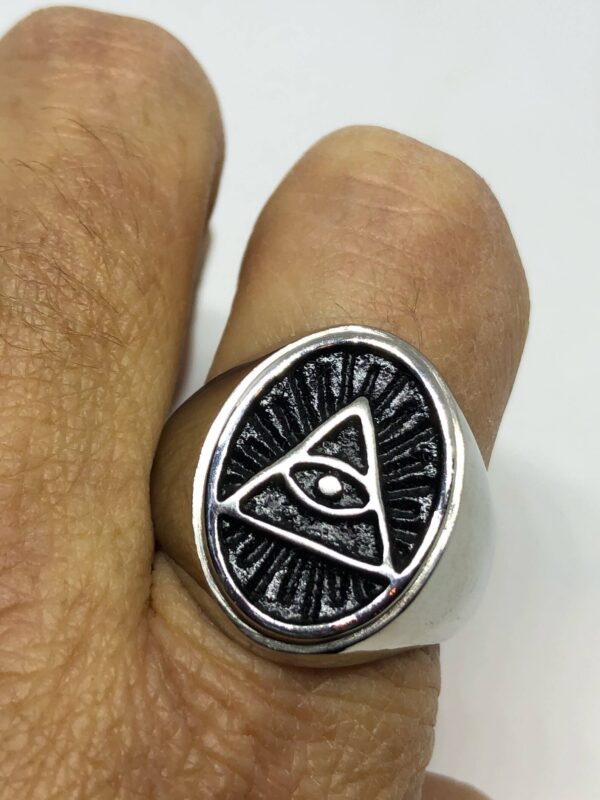 Comprar Anillo Ojo Illuminati Masón EGIPCIO Antiguo Vintage Metafísico