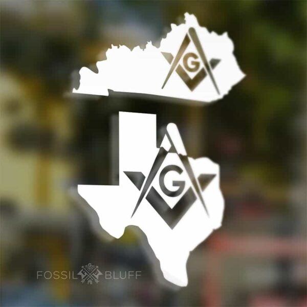 Masonic State Vinyl Decal